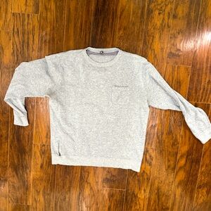 Vuori Jeffreys Crewneck Pullover - XL - Heather Grey